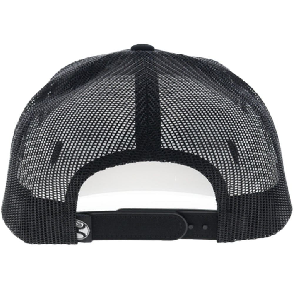 YOUTH Pinch 5-Panel Trucker Snapback Hat Black