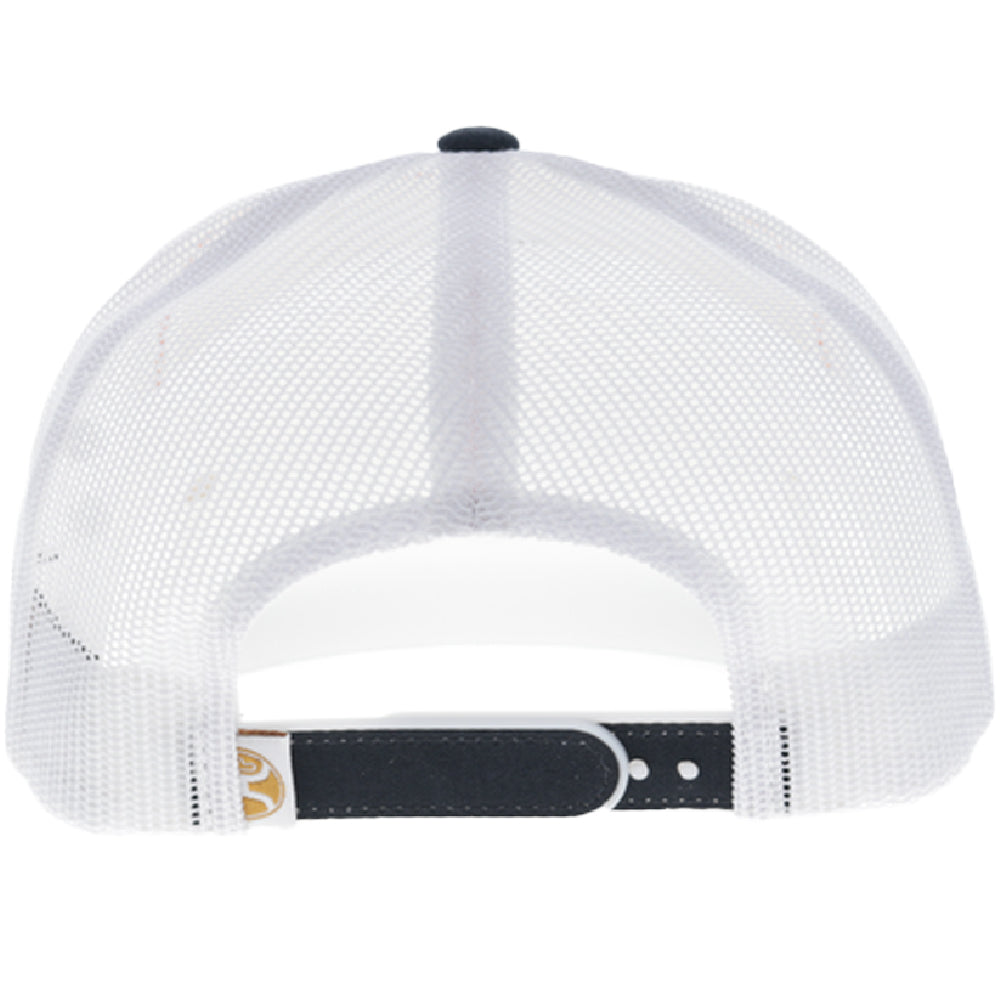 Pinch 5-Panel Trucker Snapback Hat Cream/Navy