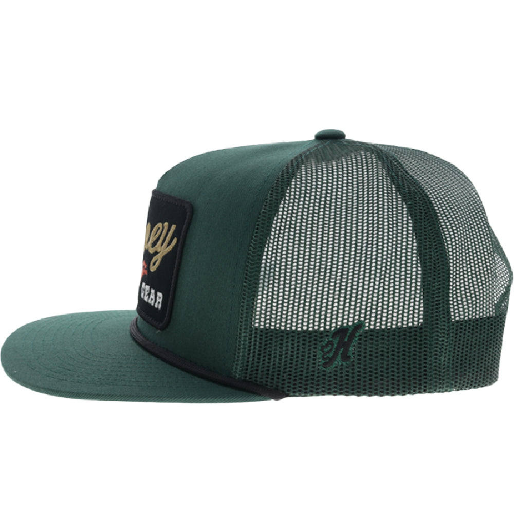 Tap 5-Panel Trucker Snapback Hat Green