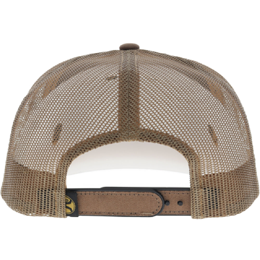 Tap 5-Panel Trucker Snapback Hat Tan