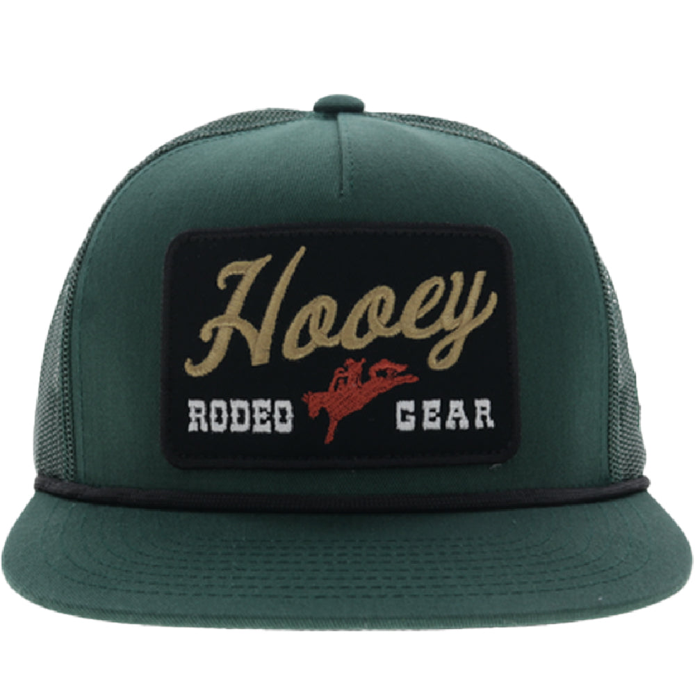 YOUTH Tap 5-Panel Trucker Snapback Hat Green