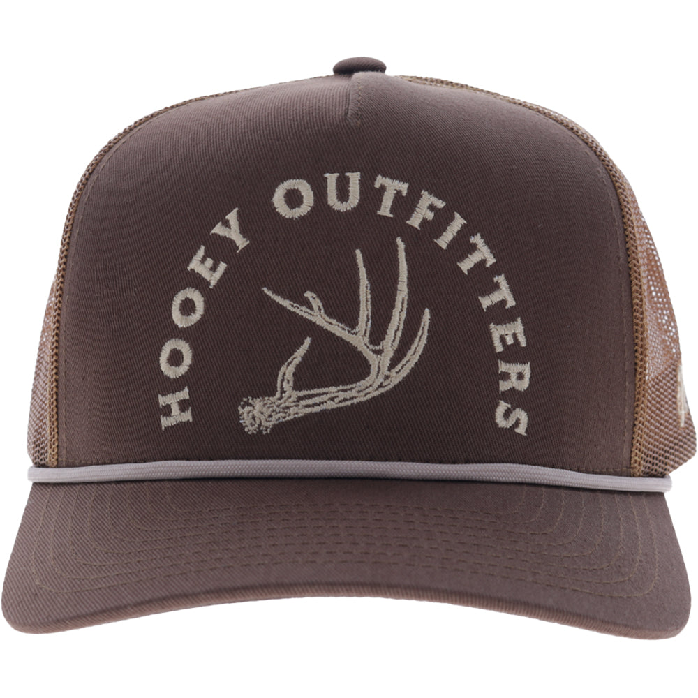 Shed 5-Panel Trucker Snapback Hat Brown