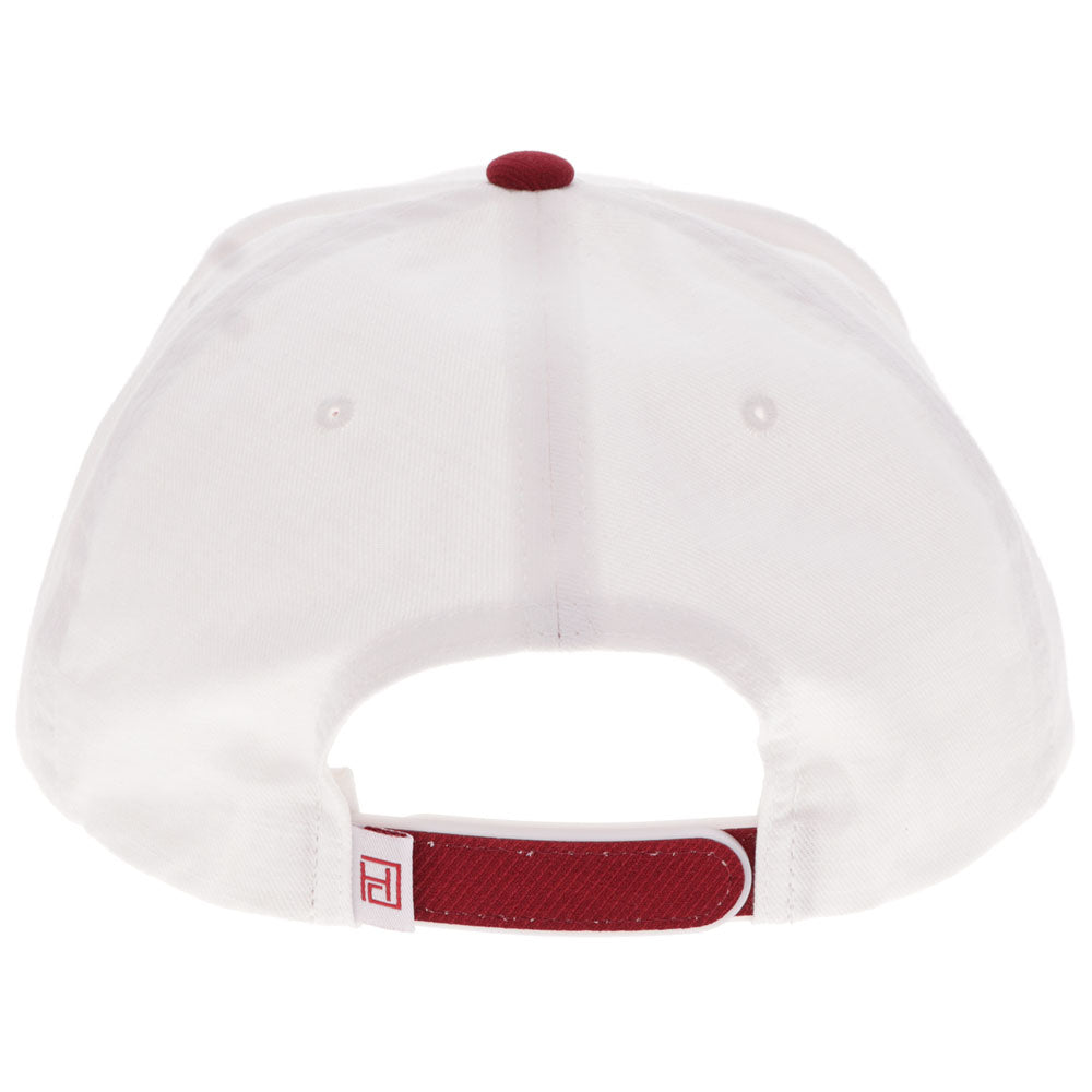 "Western Swing" Hat White w/ Red Embroidery Logo