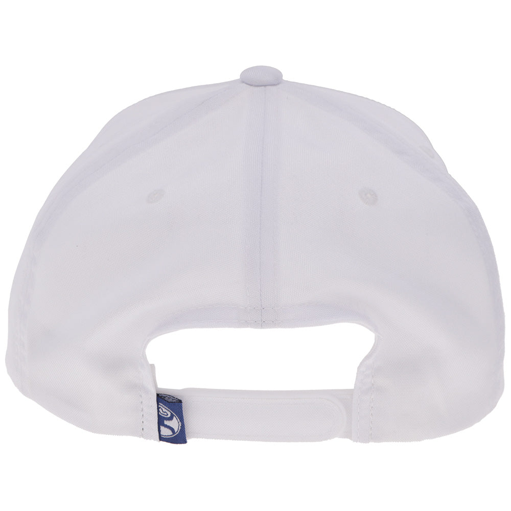 "Wild Ride" Hat White/Navy & Red