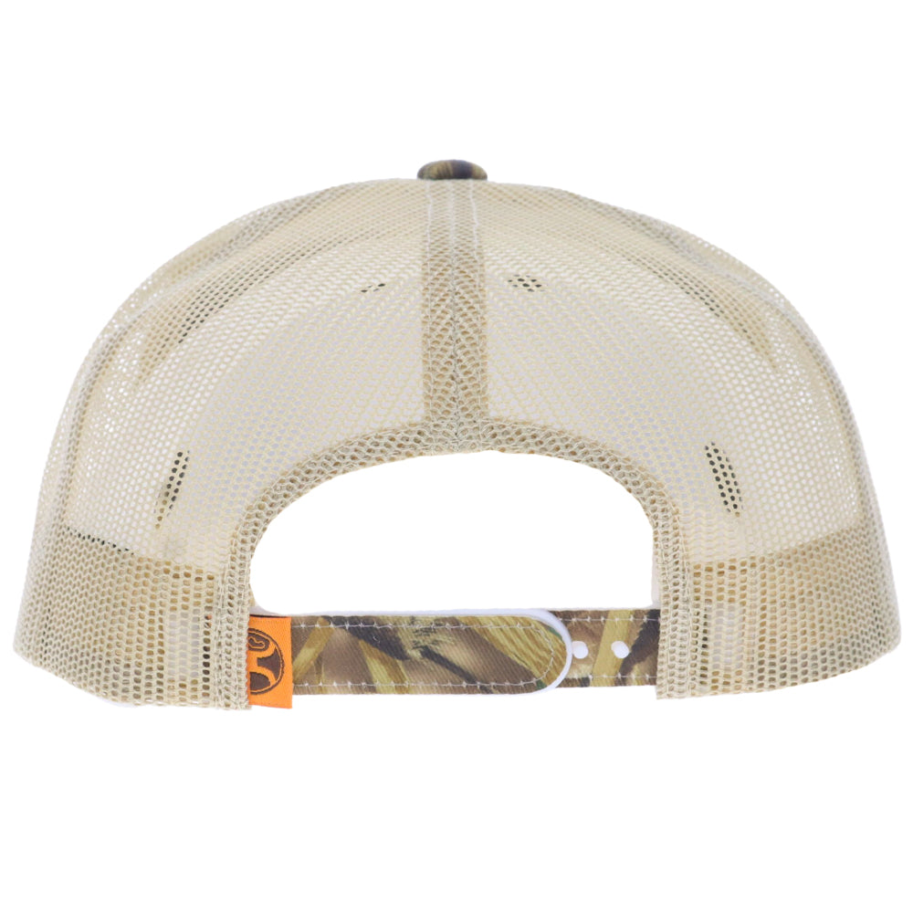 Retriever 6-Panel Trucker Snapback Hat Brown/Realtree Camo