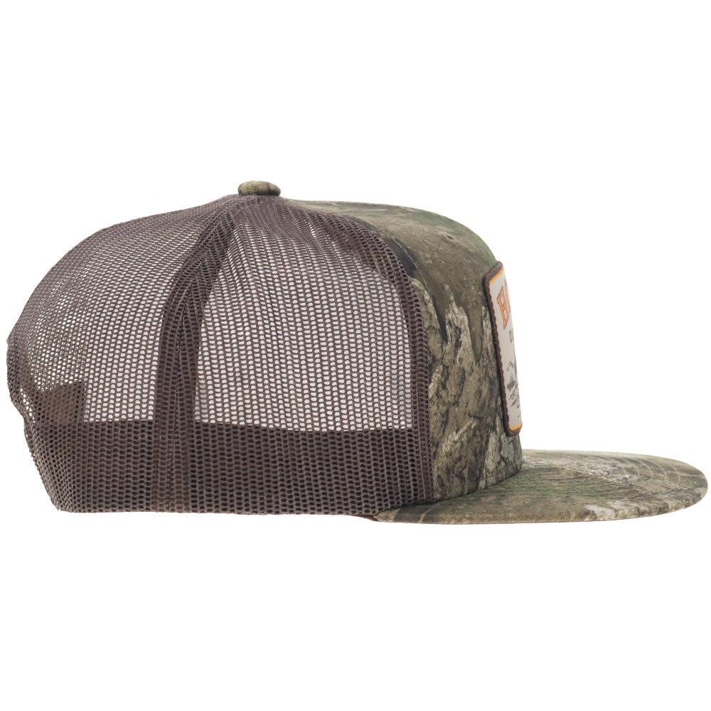 Backcountry 6-Panel Trucker Snapback Hat Realtree Camo/Brown