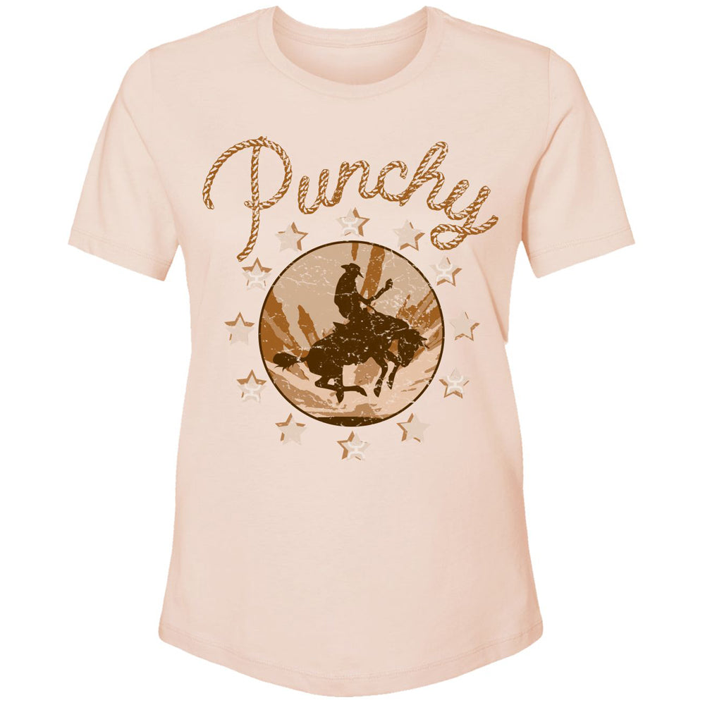 "Punchy" Peach T-shirt