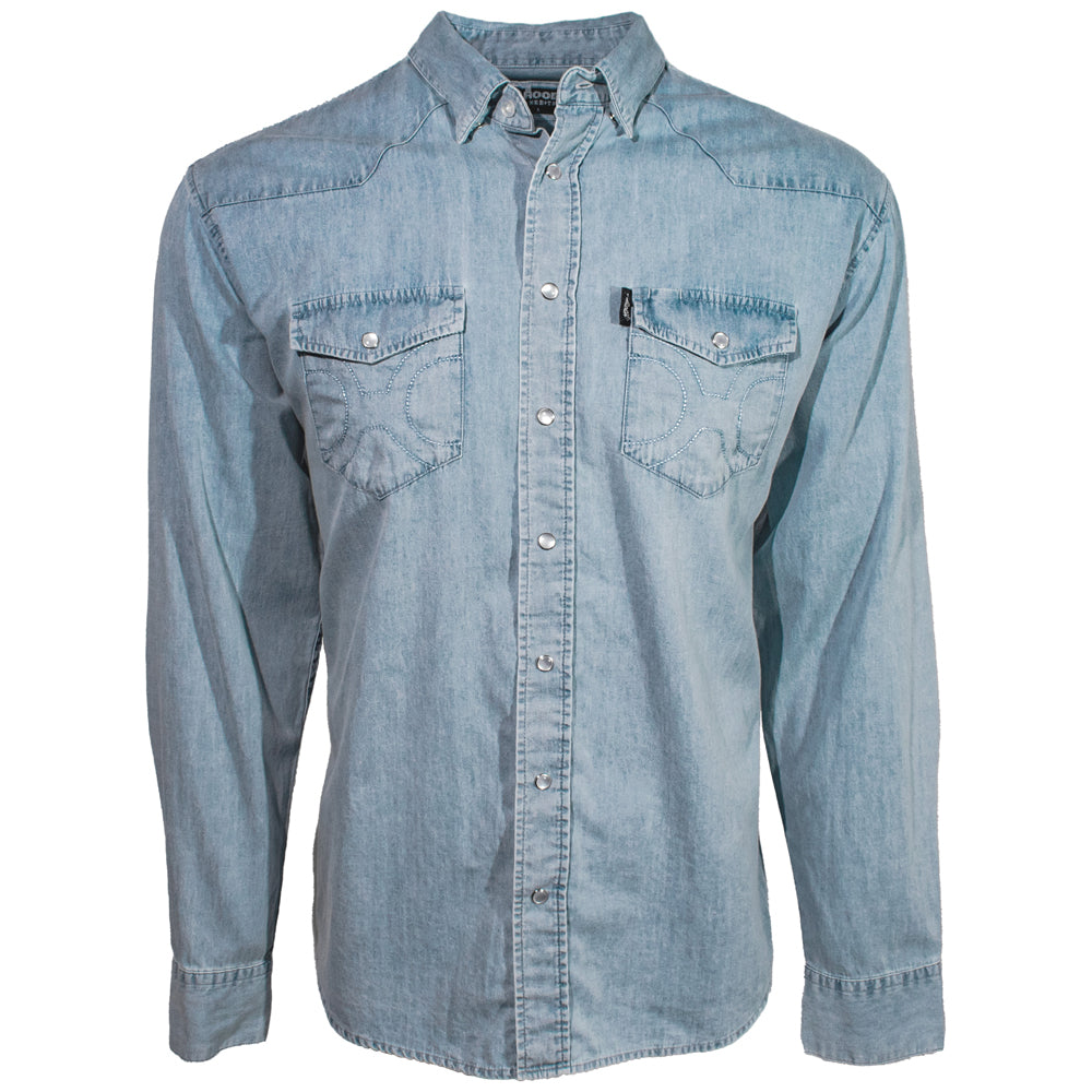 Youth "Del Denim" Chambray Long Sleeve Shirt