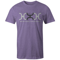 "Loop" Dusty Purple w/White T-shirt