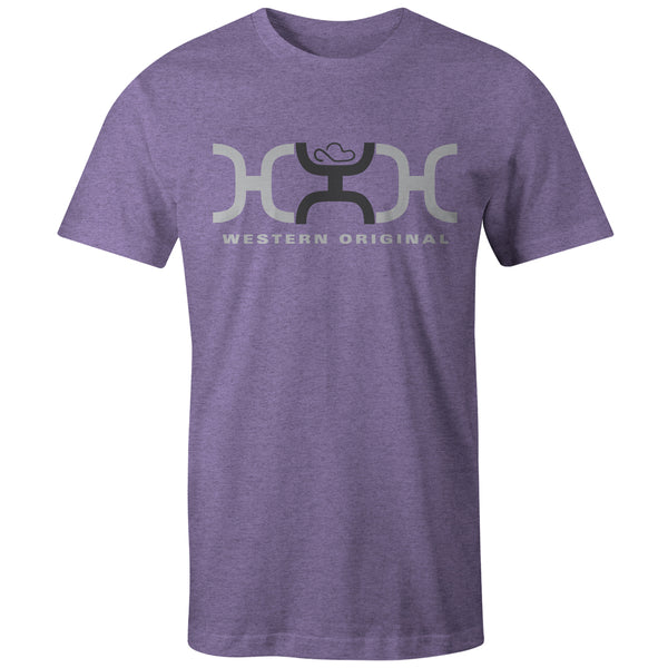 "Loop" Dusty Purple w/White T-shirt