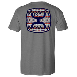 Youth "Zenith" Grey w/ Multi Color Aztec T-shirt