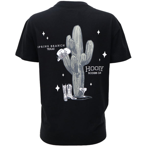 Women's Hooey Social Club T-Shirt Large Black Stars
