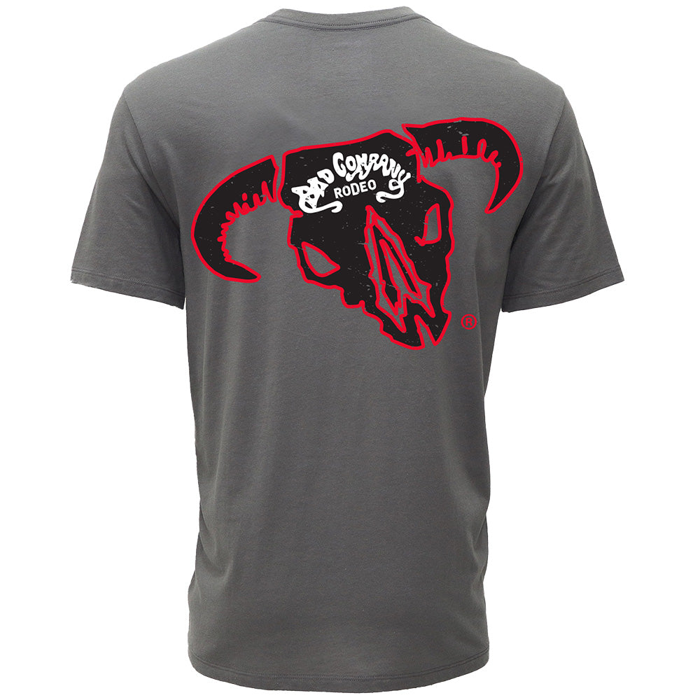 Bad Company T-shirt Dark Grey w/Black & Red Logo