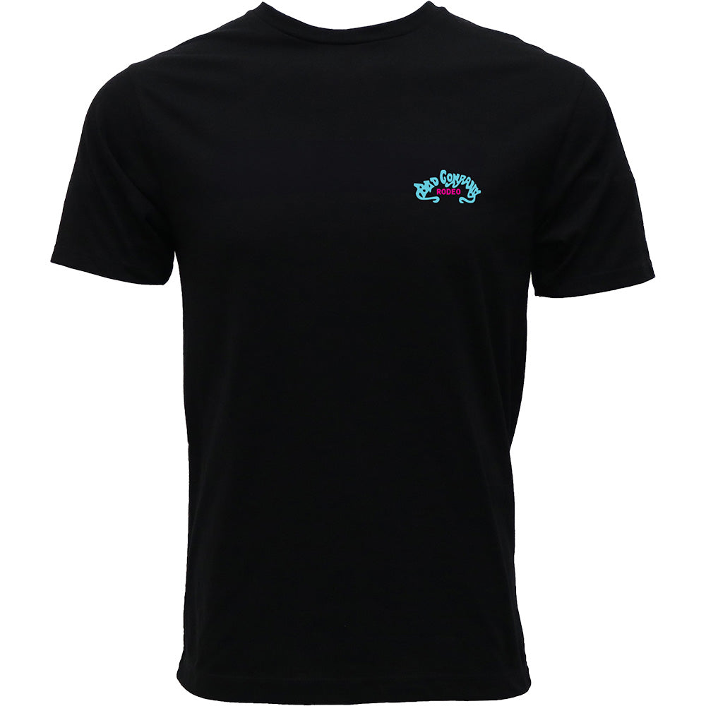 Youth Bad Company T-shirt Black w/Blue & Pink Logo