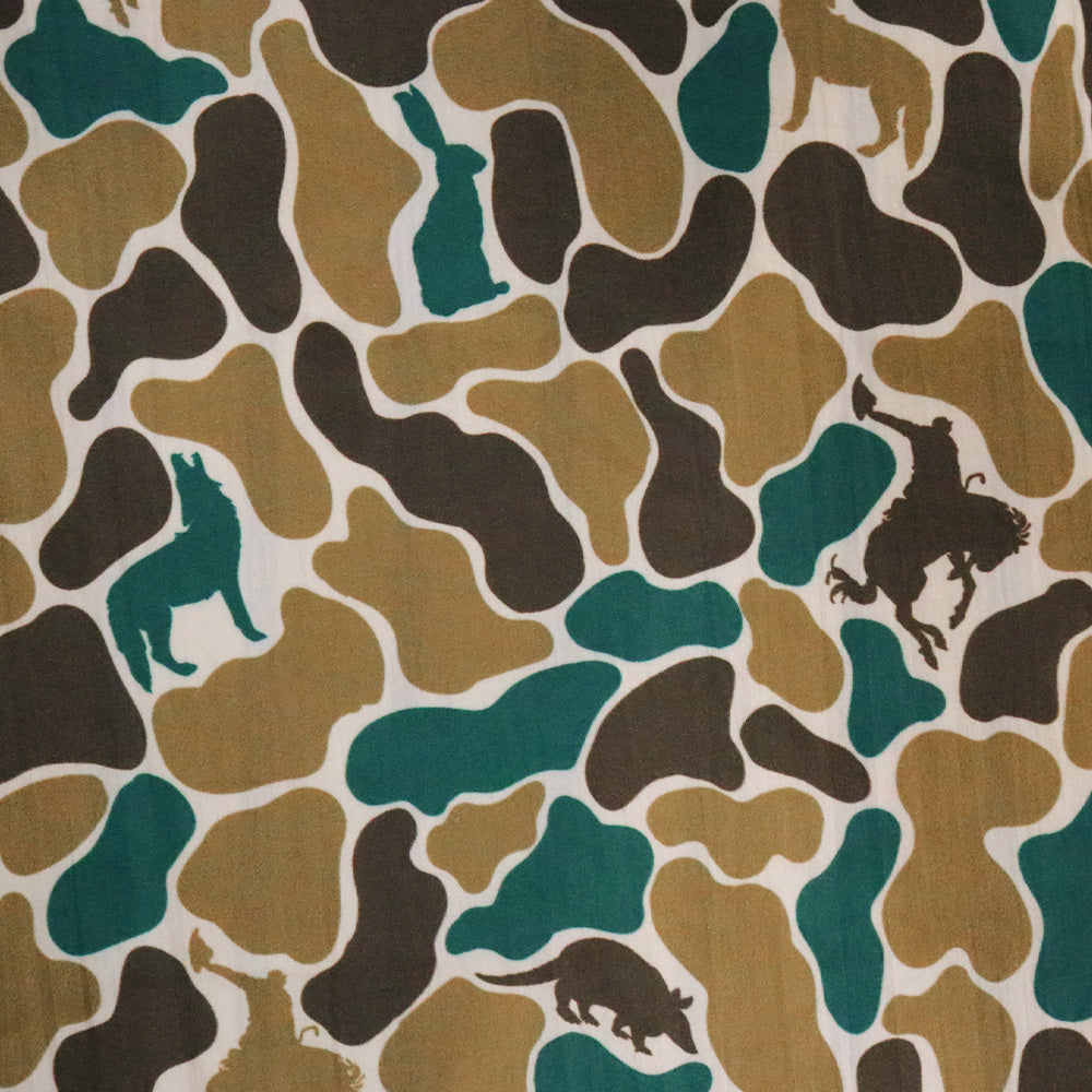 "Maverick" Long Sleeve Button Up Shirt Camo