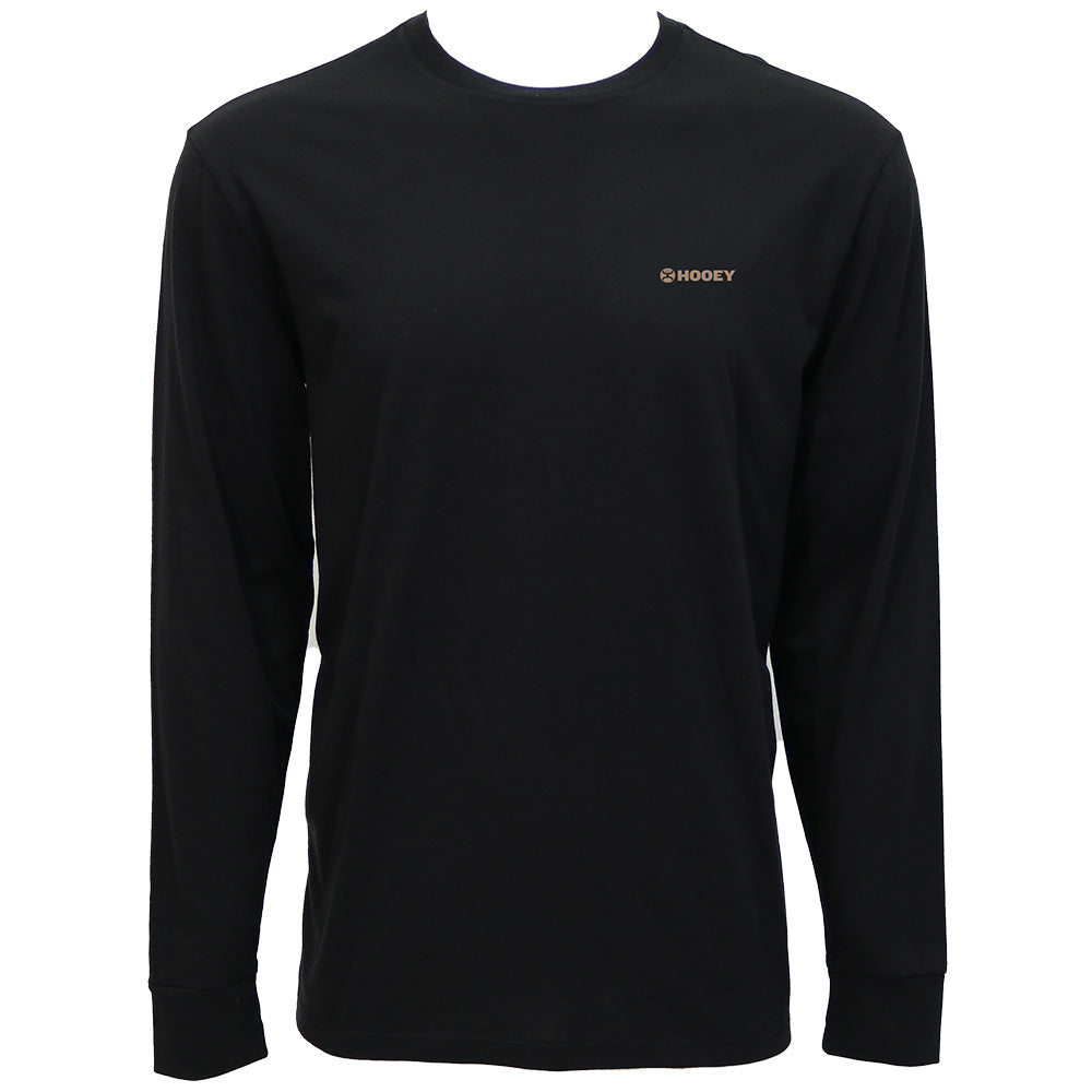 "Rank Rodeo" Long Sleeve T-shirt Black w/Tan Logo
