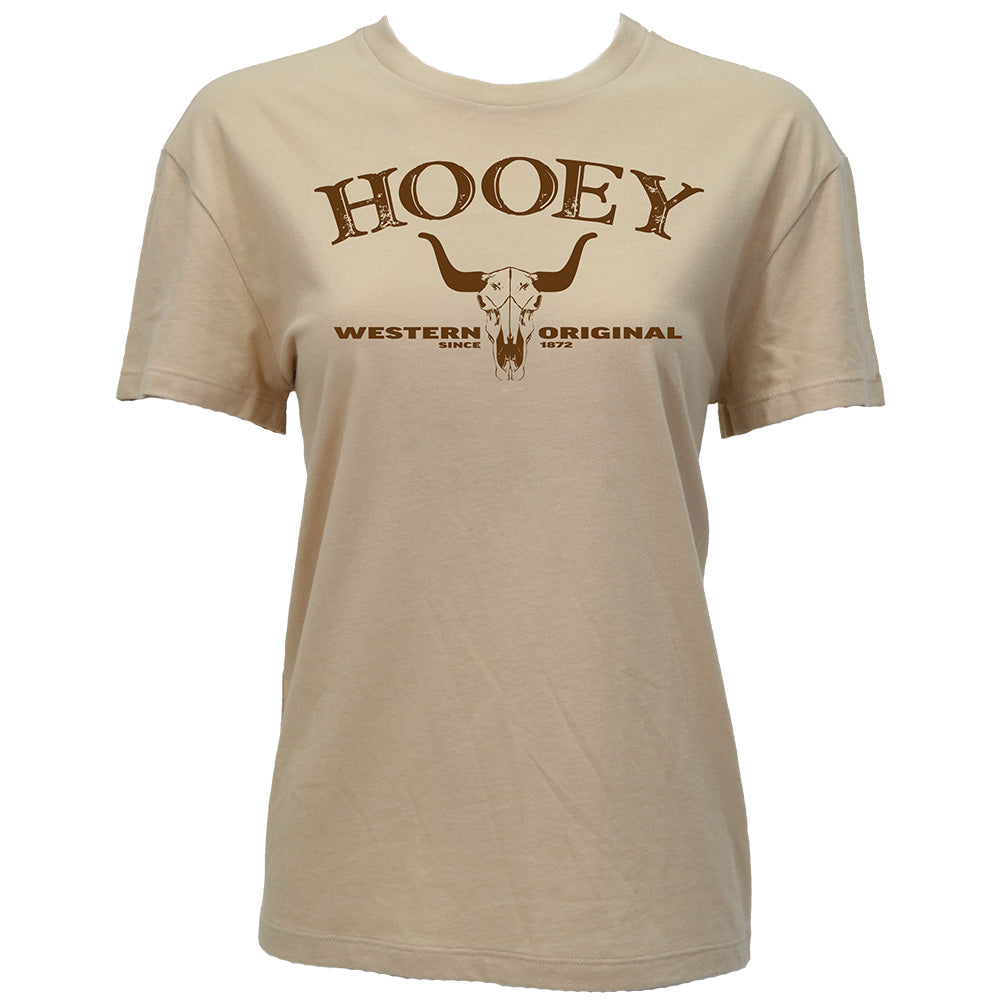 YOUTH "Icon" Tan w/Brown Logo T-shirt