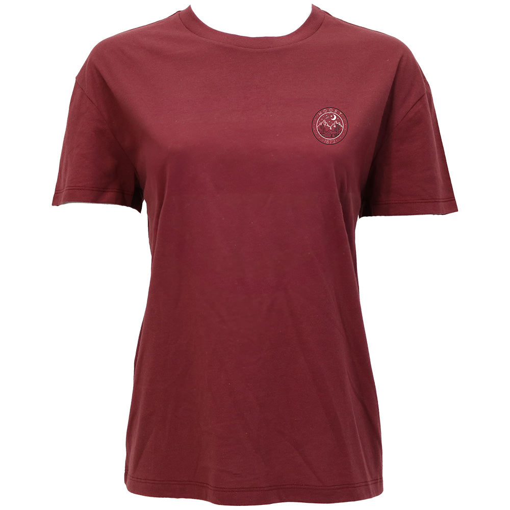 YOUTH "Night Rider"  Burgundy w/Black & White Logo T-shirt