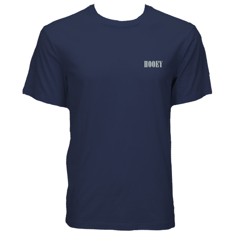 "Wild Ride" T-shirt Blue w/Light Blue & White Hooey Logo