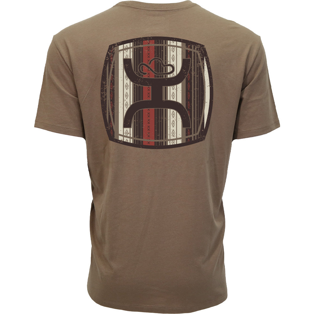 Zenith Hooey Front Pocket T-shirt Brown w/Serape Logo