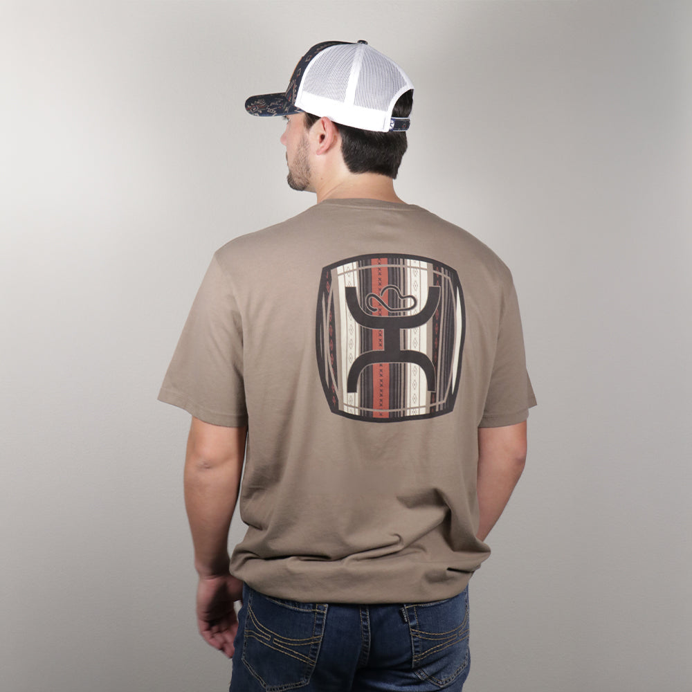 Zenith Hooey Front Pocket T-shirt Brown w/Serape Logo