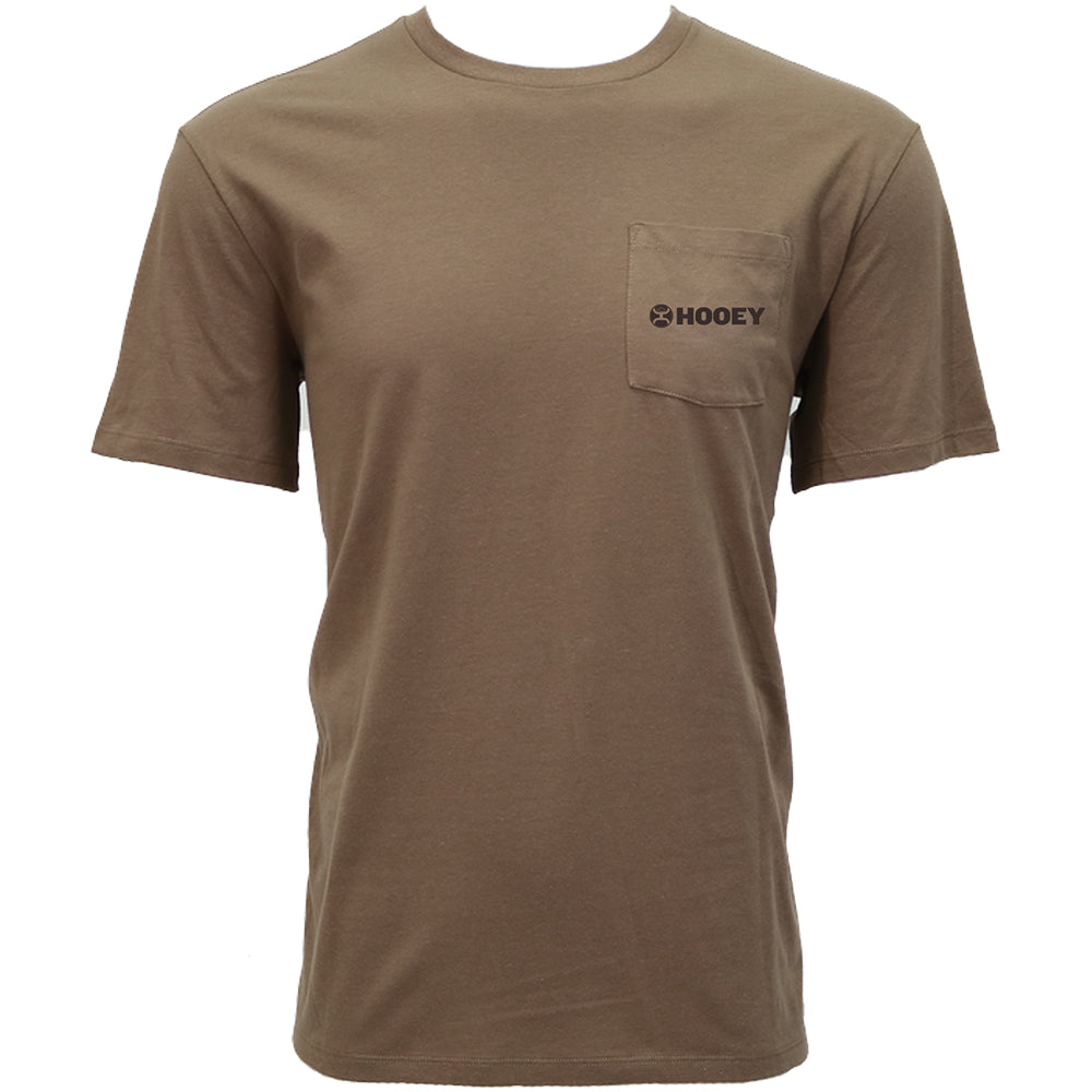 Zenith Hooey Front Pocket T-shirt Brown w/Serape Logo