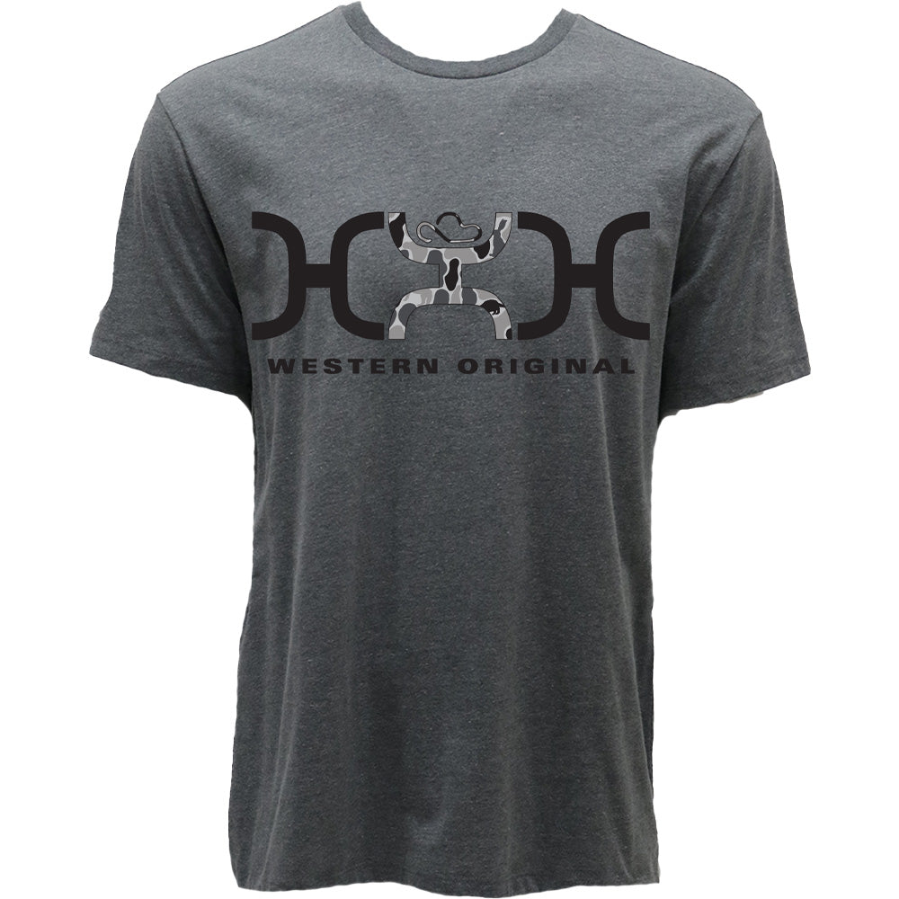 Loop Hooey T-shirt Grey Heather /Camo