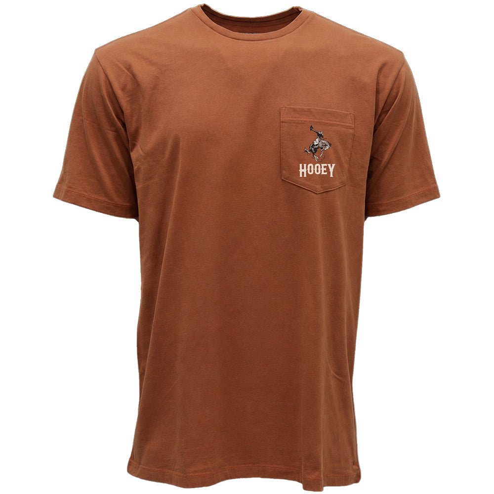 Cheyenne Hooey Pocket T-shirt Rust