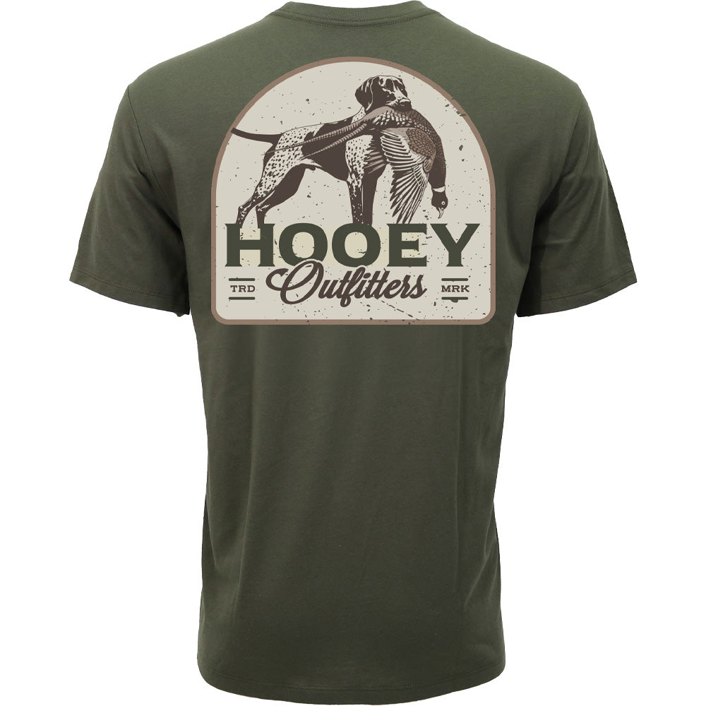 Remi Hooey Outfitters T-shirt Green w/Bird Dog Logo