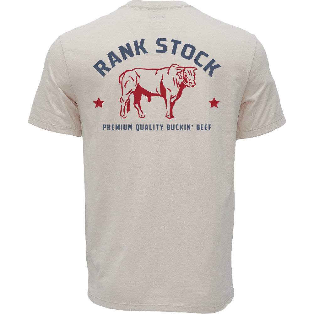 Charbray Rank Stock Pocket T-shirt Cream