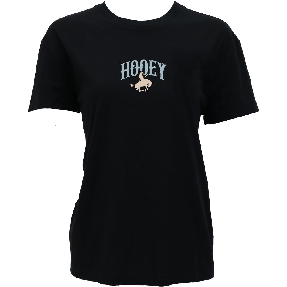 Salado Hooey T-shirt Black w/Blue & White Logo