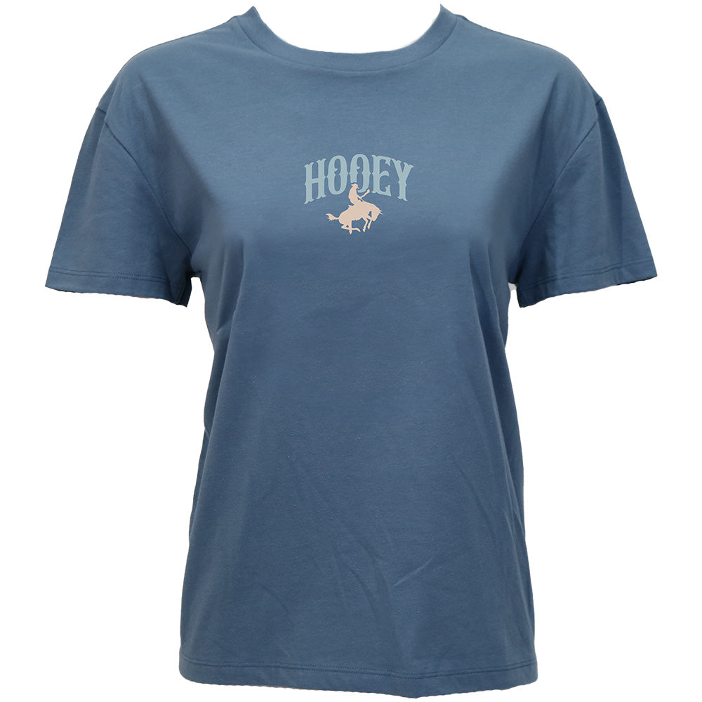 "Salado" T-shirt Dark Denim w/Light Blue & White Logo