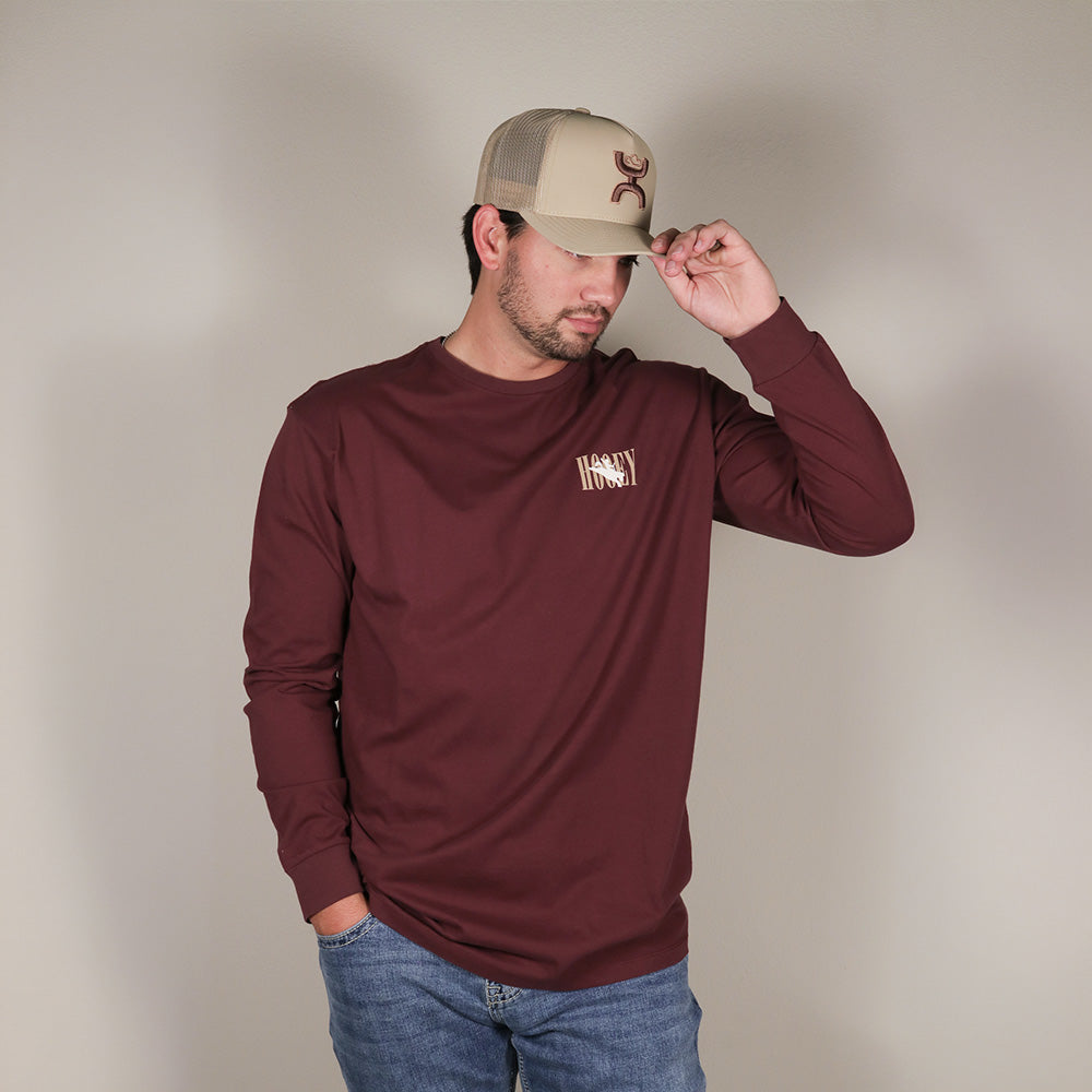 Wild Ride Long Sleeve T-shirt Maroon
