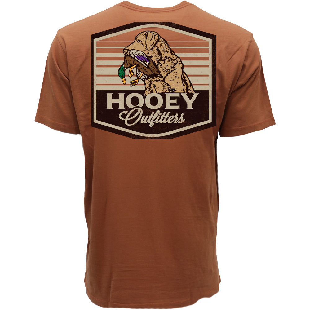 Toller Hooey Outfitters T-shirt Rust w/Bird Dog Logo