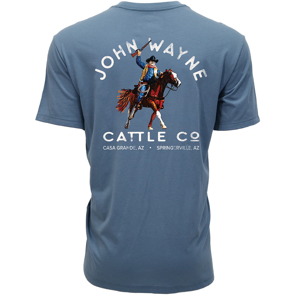 YOUTH "John Wayne"  Dark Denim Pocket T-shirt