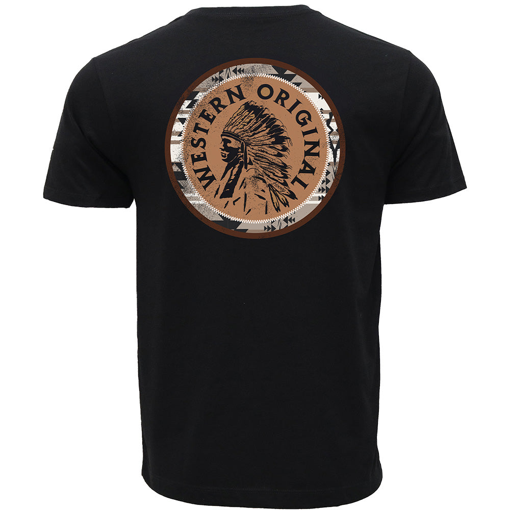 "Quanah" Black Pocket T-shirt