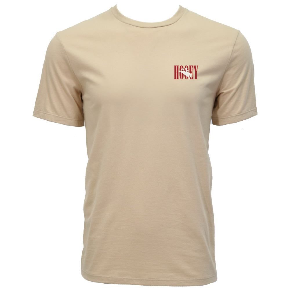 YOUTH "Wild Ride" Tan w/Red Hooey Logo T-shirt
