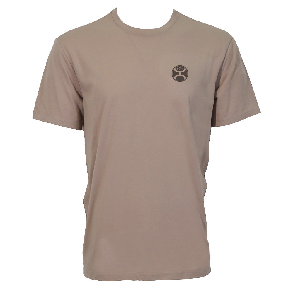 "Flint" Tan w/Camo Hooey Logo T-shirt
