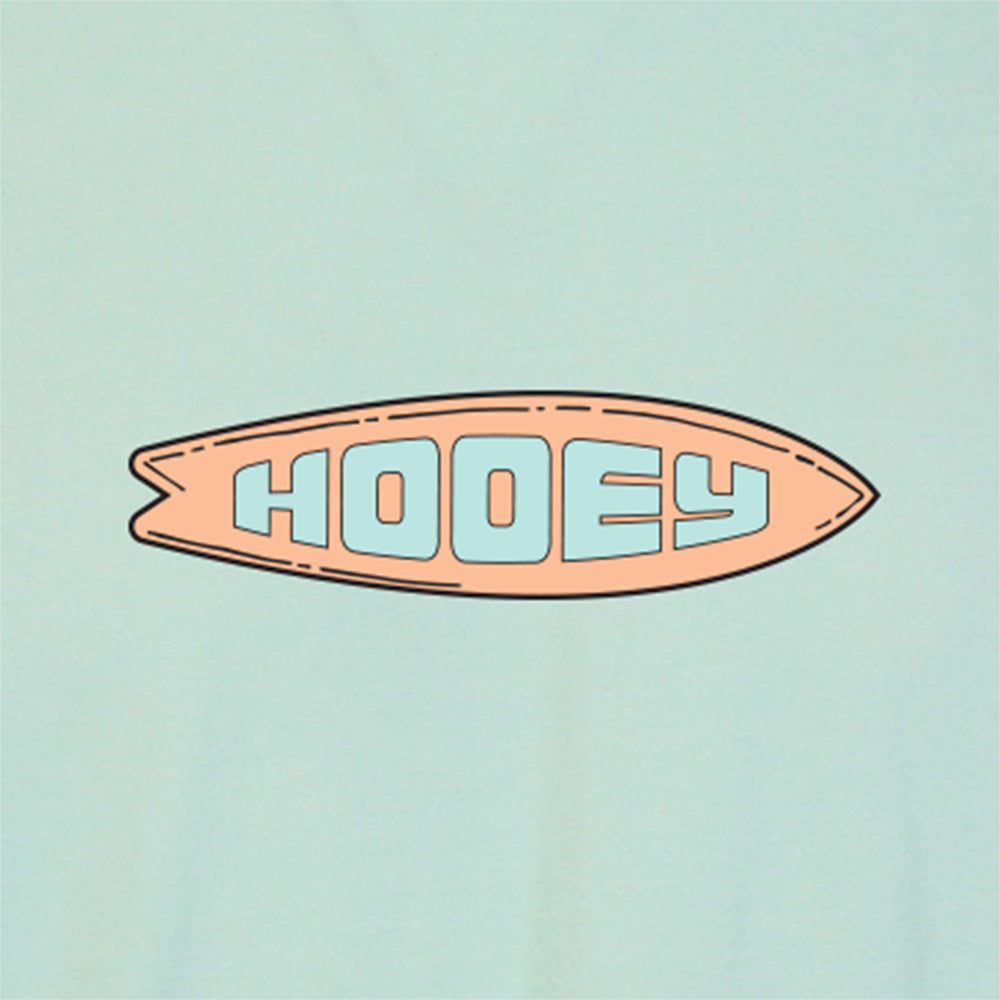 "Cowboy Surf" Aqua w/ Multi-Color Shark Logo T-shirt