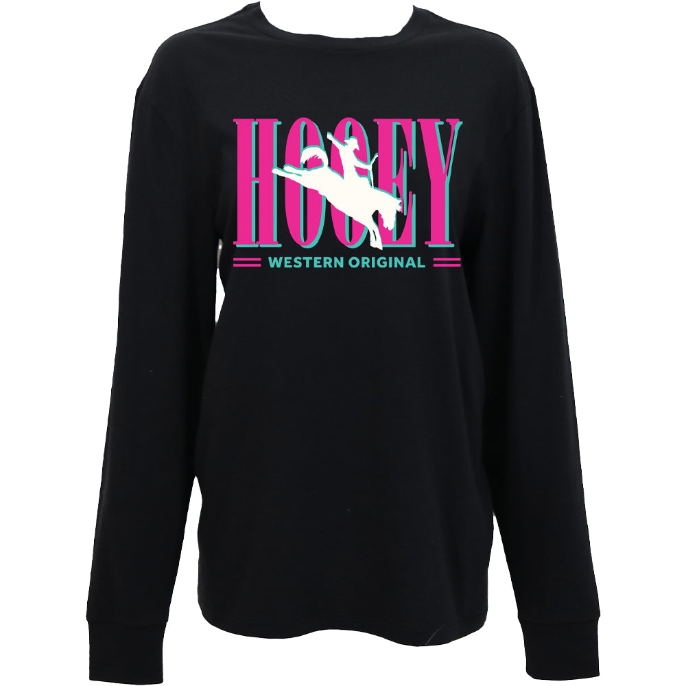 Wild Ride Long Sleeve T-shirt Black/Pink