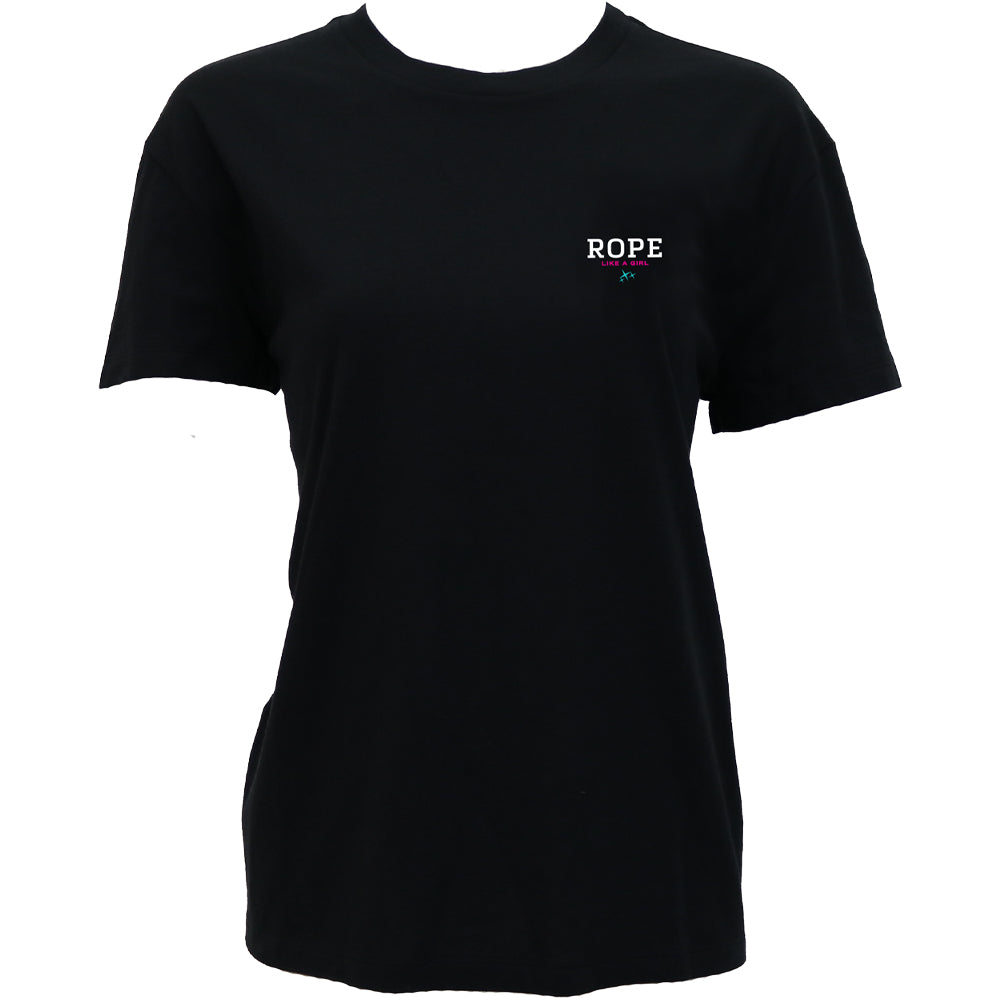 Roped T-shirt Black/Pink