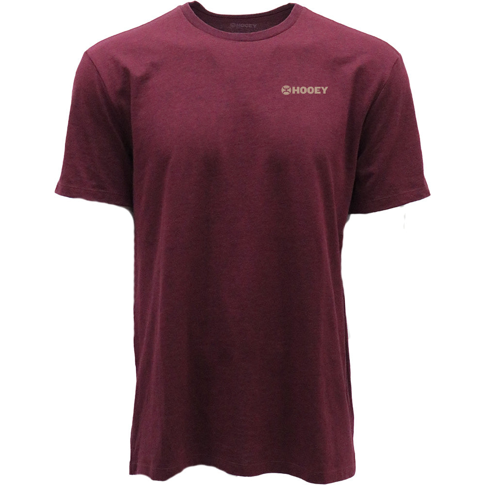 Western OG Hooey T-shirt Maroon