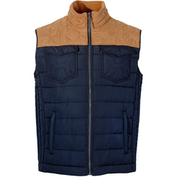 "Hooey Packable Vest" Navy/Tan