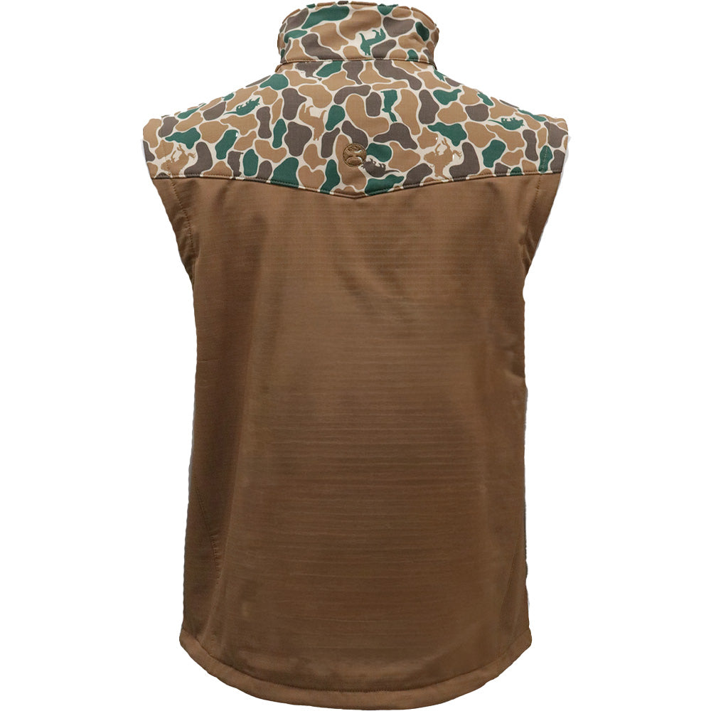 Jackson Softshell Vest Dark Brown/Camo