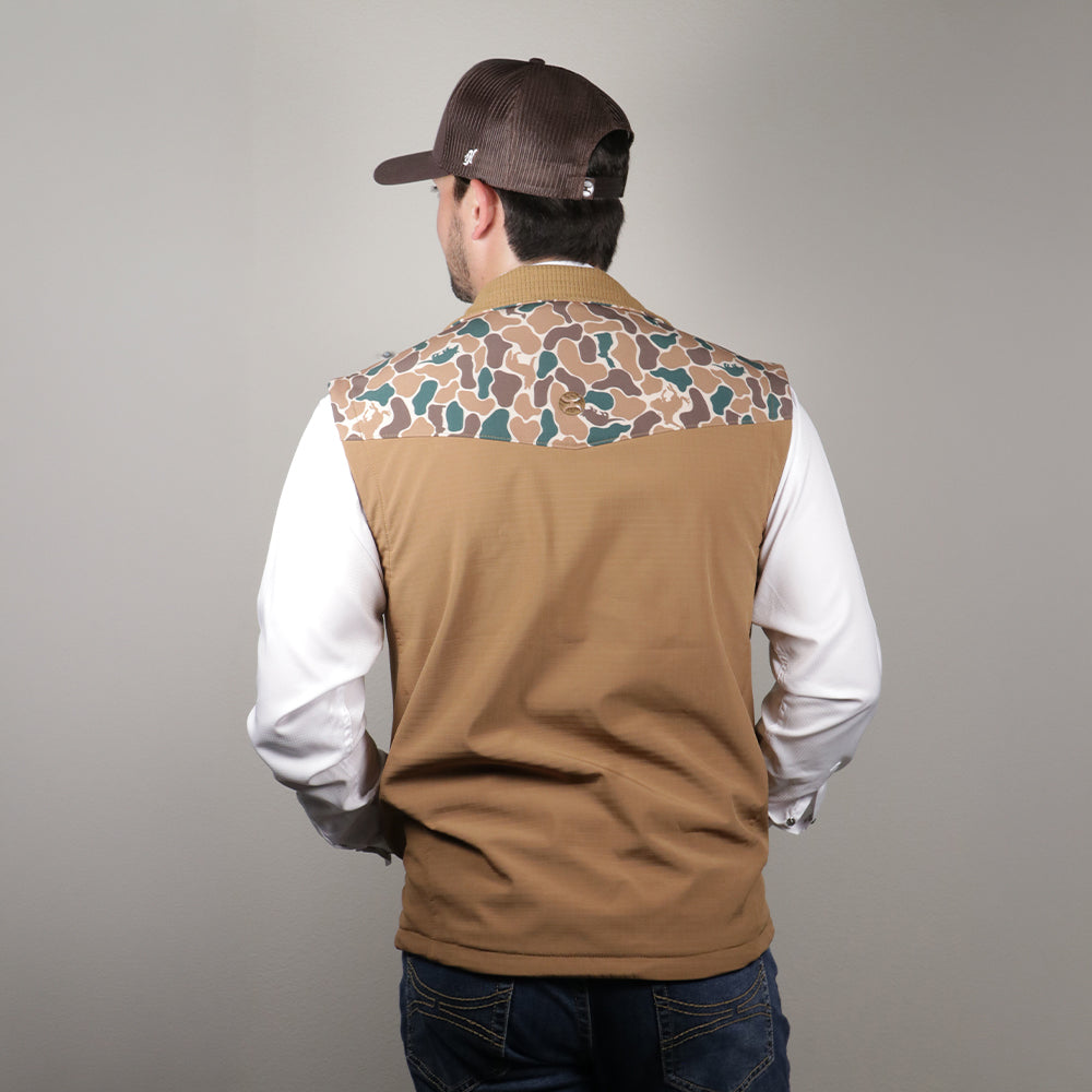 Jackson Softshell Vest Dark Brown/Camo