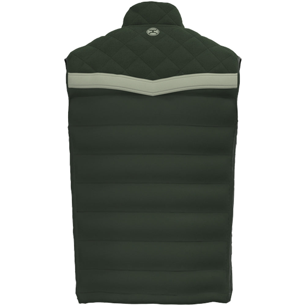 Youth Banff Puffer Vest Dark Green