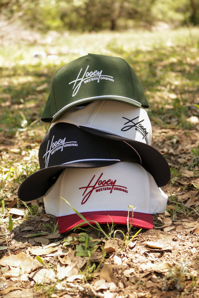 "Mark Out" Hat White/Maroon