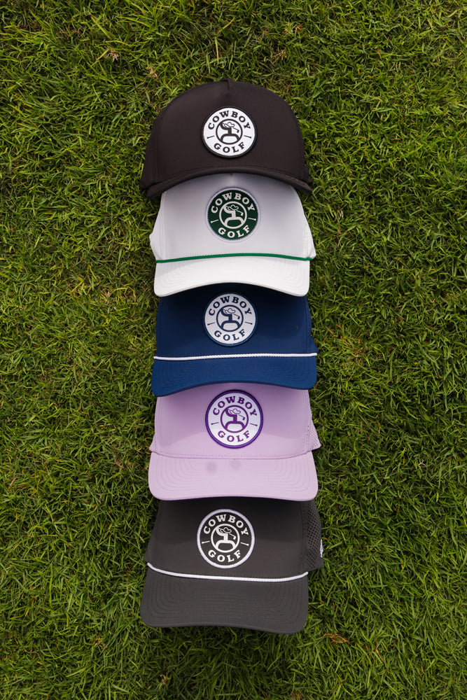 "Draw" Hat Purple w/ White Circle Patch