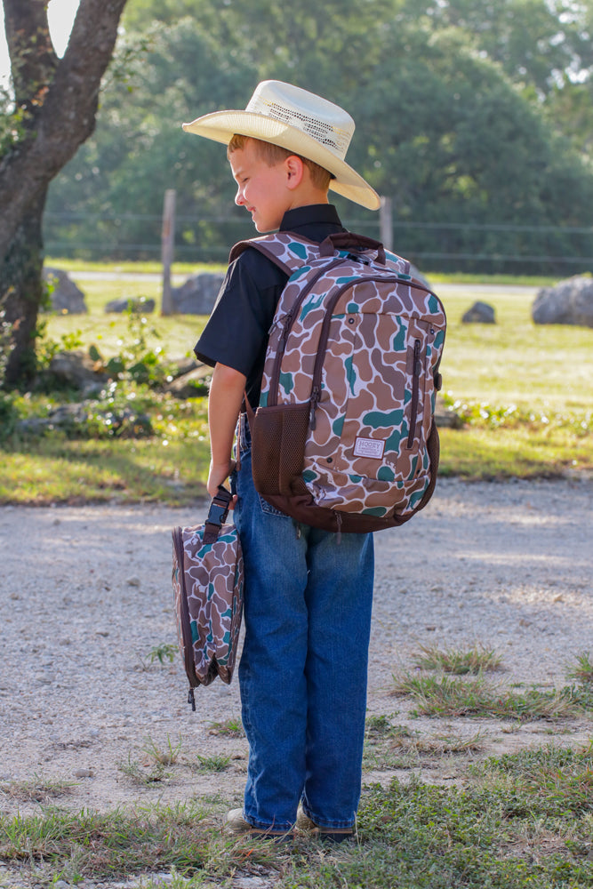 "Rockstar" Backpack Camo/Brown