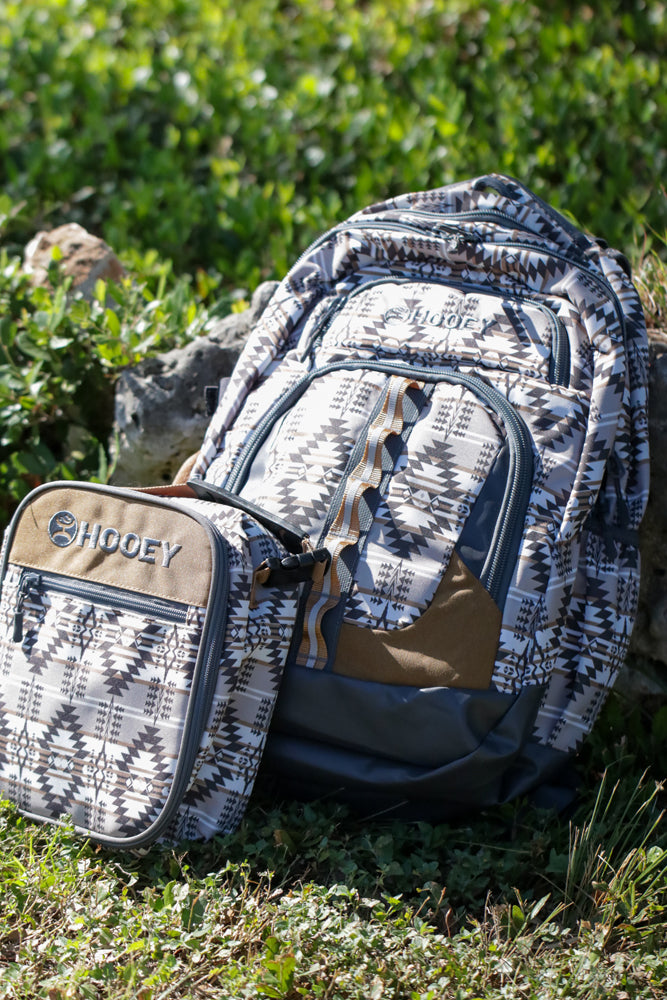 "Ox" Hooey Backpack Tan /Charcoal Aztec